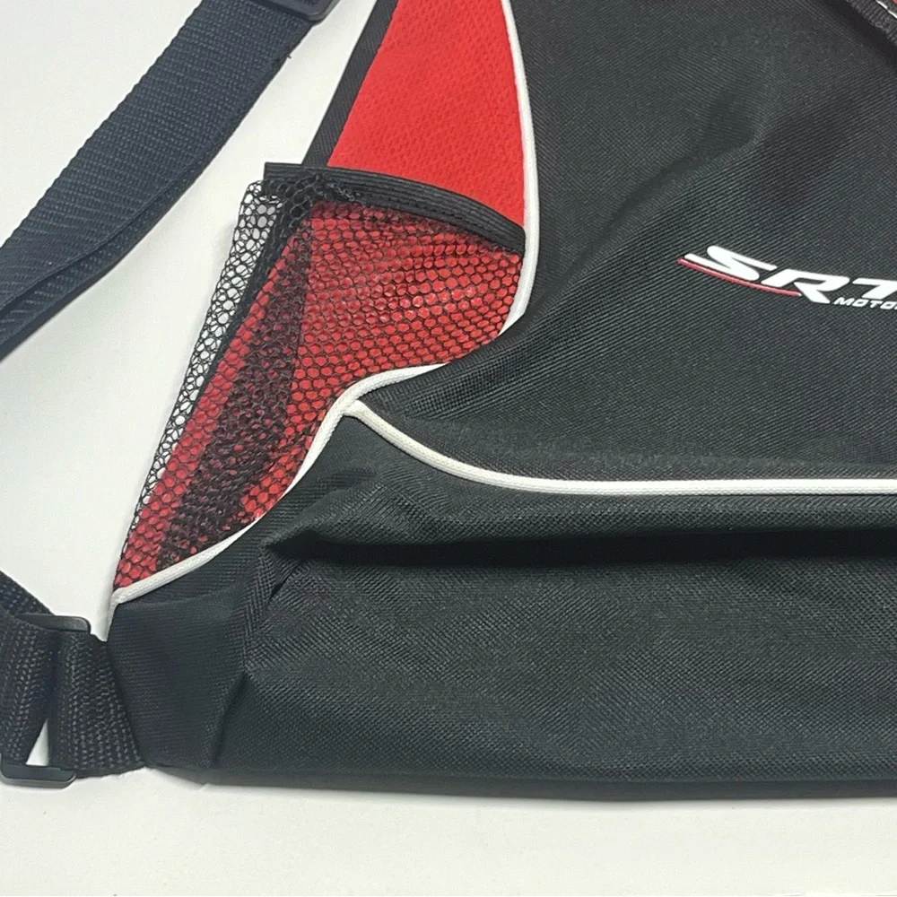 SRT Motorsports Crossbody Sling Backpack Dodge High Performance Bag Red Black